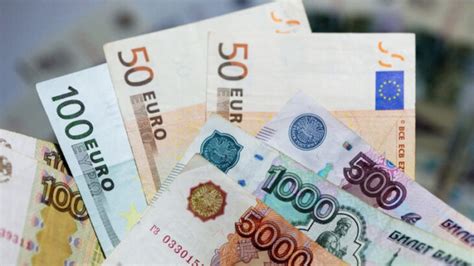 Курс обмена евро на рубли